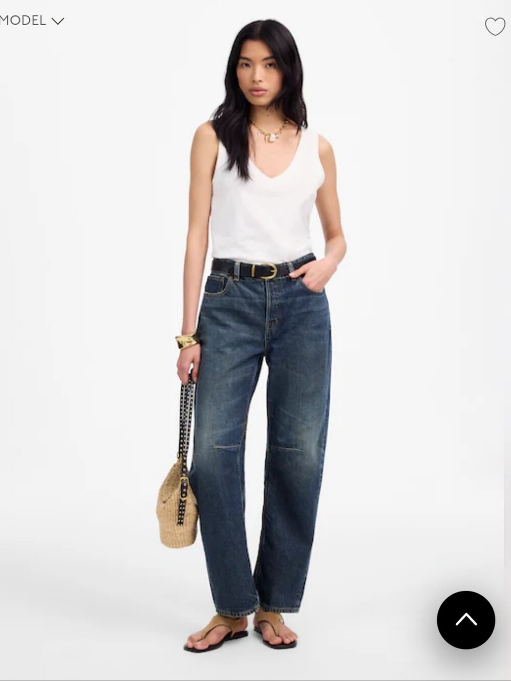Madewell Barrel Leg Jeans Sz 27
